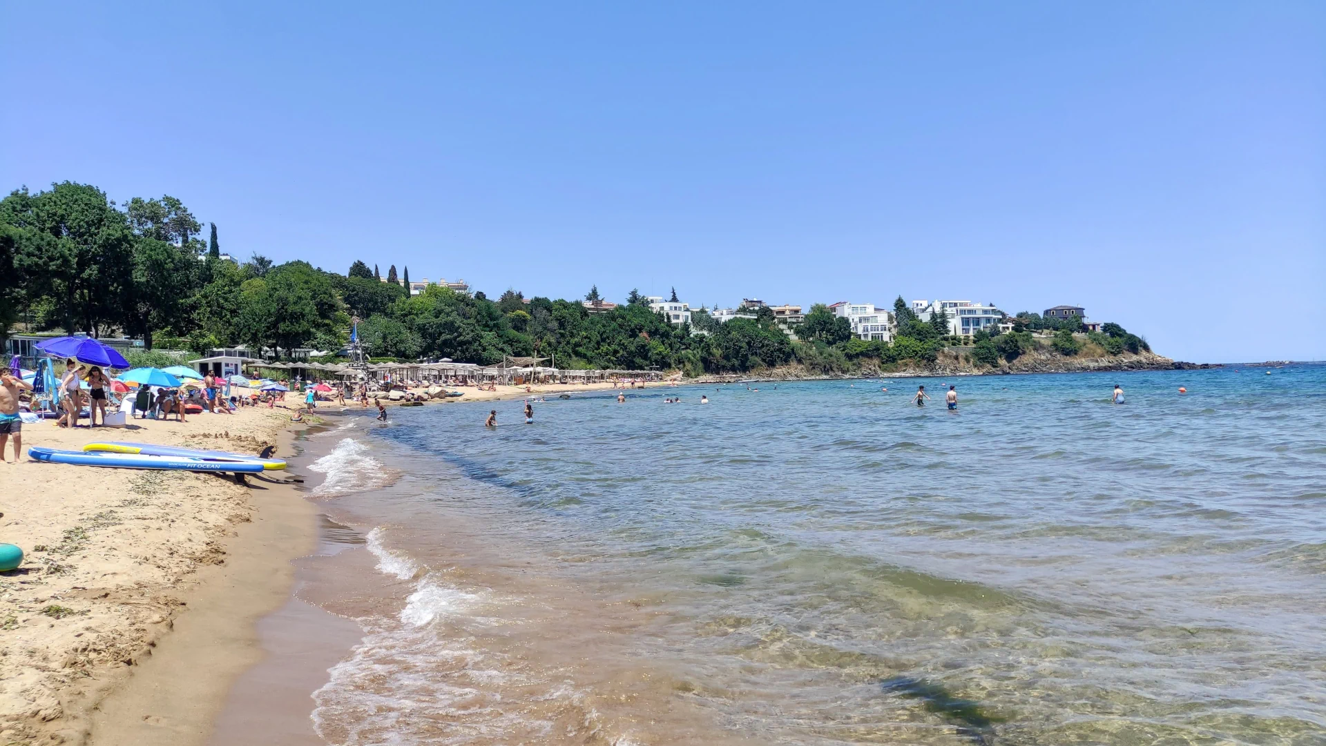 Beach at Chernomorets Camping