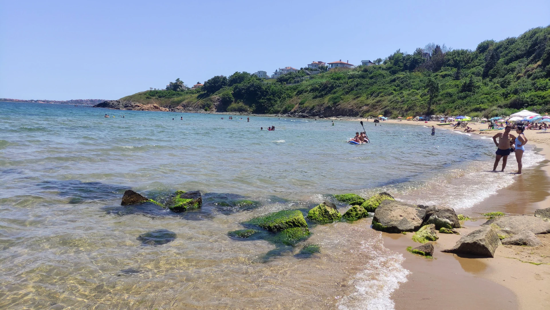 Beach at Chernomorets Camping